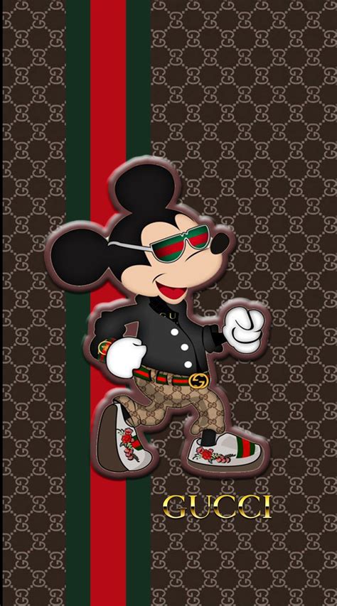 mickey mouse gucci print|Mickey Mouse wearing Gucci.